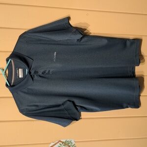 L blue Omni shade sun protection t shirt Columbia golf tennis outdoor wear